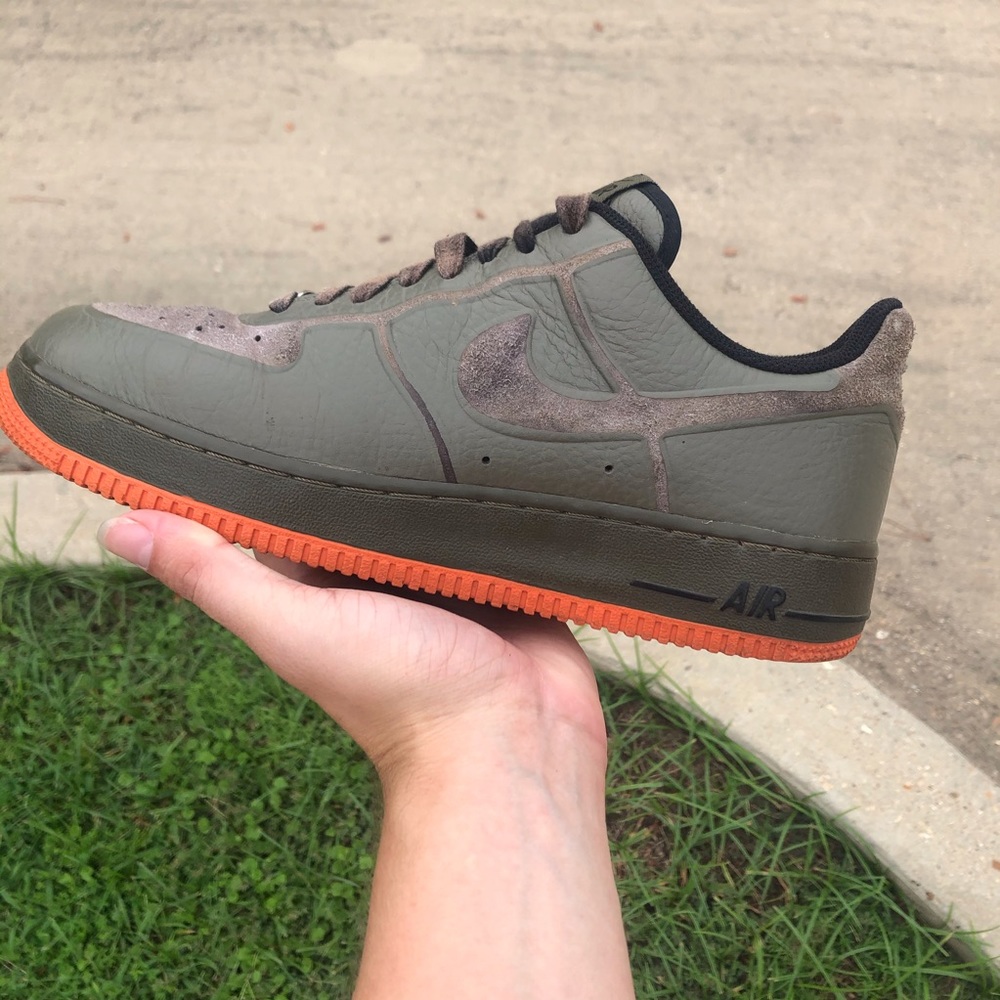 Nike Air Force 1 Low Premium Skive Medium Olive 8